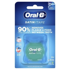 Oral-B Dental Floss Satin Tape 25m
أورال-بي خيط أسنان بشريط ستان 25م