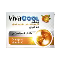 Vivacool Orange & Vit C 24 Lozenges