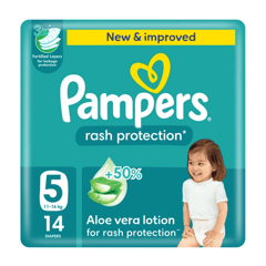 Pampers (5) Junior 11-16 Kg Carry Pack 14 Diapers