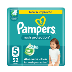 Pampers (5) Junior 11-16 Kg Mega Pack 52 Diapers
