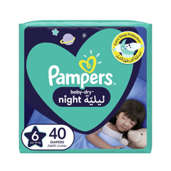 Pampers Baby-Dry Night (6) +14 Kg 40 Diapers