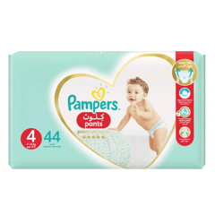 Pampers Premium Care Pants (4) 9-14 Kg 44 Or 50 Diapers
بامبرز عناية مميزة كلوت (4) 9–14 كيلو 44 أو 50 حفاض