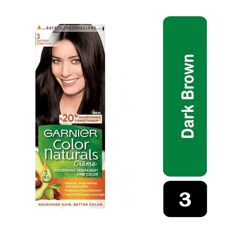 Garnier Color Naturals Permanent Hair Color 3.0 Dark Brown