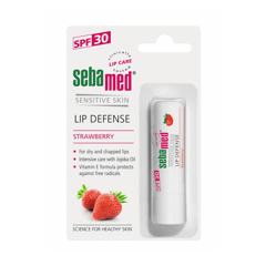 Sebamed Lip Defense Stick Spf30 Strawberry
سيباميد قلم مرطب الشفاة بالفراولة مع واقى الشمس بقوة 30