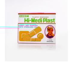 بلاستر جروح هاي ميدي 4 احجام 100 قطعة