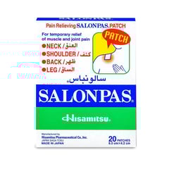 SALONPAS PAIN RELIEVING PATCH 20S