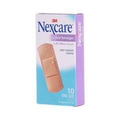 Nexcare Sheer Water-Resistant Bandages 10 pcs