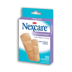 Nexcare Bandages Sheer Water Resistant 20 pcs