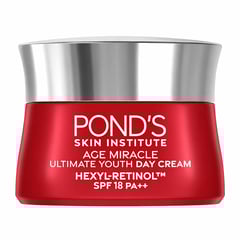 Pond's Age Miracle Youth Day Cream SPF18 PA++ 50 ml
بوندز إيدج ميراكل كريم نهاري بمعامل حماية متوسط من الشمس 18 - 50 مل