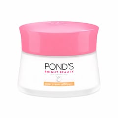 Pond’s Bright Beauty Cream SPF30 PA+++ 50 ml
بوندز برايت بيوتي كريم بمعامل حماية عالي من الشمس 30 - 50 مل