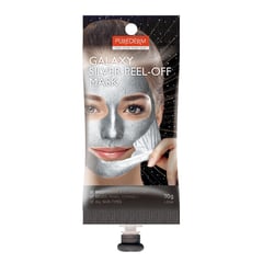 PUREDERM GALAXY SILVER PEEL-OFF MASK
قناع تقشير الوجه جالاكسي بالفضة من بيورديرم الحجم الكبير 30 جم