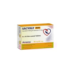 ساكفالي 49/51 مجم 60 قرص مغلف