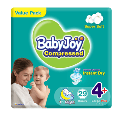 Babyjoy 4+ (large+) Value pack12-21 Kg 29 Diapers 