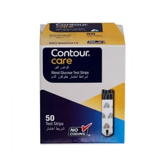 Contour Care Glucose Test Strips 50-Pieces