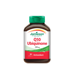 Jamieson Q10 Ubiquinone 120 Mg 30 Caps
جاميسون كيو 10 يوبيكوينون 120مجم 30كبسوله 
