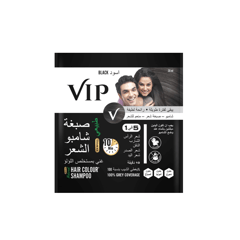 VIP Hair Color Shampoo Black 20 ml