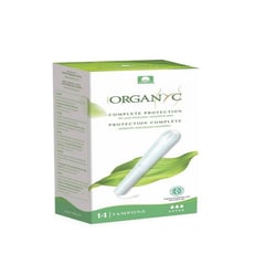 Organyc Tampons W/ Cardbord Applicator - Super, 14 Pcs