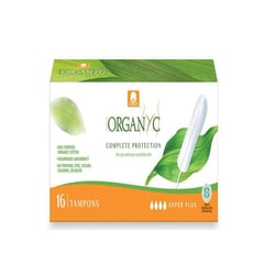 Organyc Cotton Tampons - Super Plus, 16 Pcs