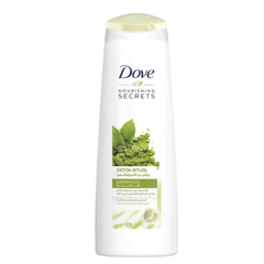 Dove Shampoo Detox Ritual 400 ml
دوف شامبو روتين الديتوكس بشاي الماتشا الاخضر ولبن الأرز 400 مل
