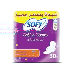 سوفي فوط لطيفة على البشرة كبيرة بالاجنحه 30 فوطة
