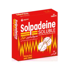 Solpadeine Soluble effervescent 20 Tablets