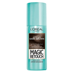 L'Oreal Magic Retouch Hair Color Spray Dark Brown 75 Ml
لوريال ماجيك ريتاتش بخاخ ملون للشعر بنى غامق 75 مل