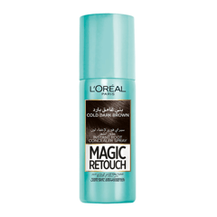 L'Oreal Magic Retouch Hair Color Spray Cold Dark Brown 75 Ml
لوريال ماجيك ريتاتش بخاخ ملون للشعربنى غامق بارد 75 مل