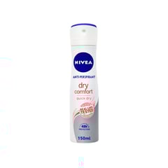 Nivea Deodorant Spray Dry Women 150 Ml
نيفيا دراي كومفورت – بخاخ مزيل عرق للنساء (150 مل)