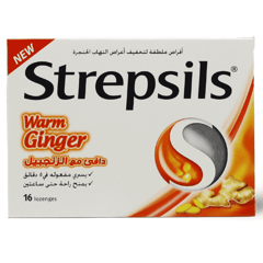 Strepsils Ginger Warm 16 Lozenges