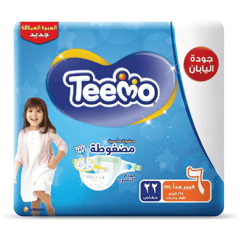 Teemo Junior (6) XXL Jumbo Pack 22 Baby Diapers