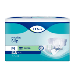 Tena Slip Super Adult Diapers Medium 28 Diapers
تينا حفاضات كبار السن سليب سوبر وسط 28 قطعة