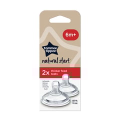 Tommee Tippee Fast Flow Teats 2 Pieces (1421)
تومي تيبي حلمات تدفق سريع 2 قطعة (1421)