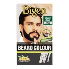 Bigen Men's Beard Colour B102 Brown Black No Ammonia