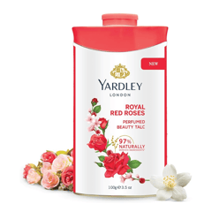 Yardley Perfumed Talc Royal Red Roses 250g