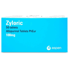 Zyloric 100 mg 50 tabs