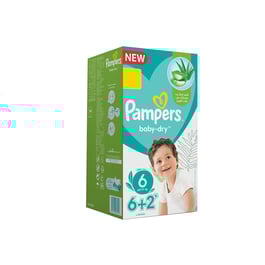 PAMPERS (6) baby dry +13 kg box (6+2) diapers - Main Image