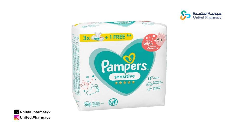 مناديل بامبرز بدون عطر مناديل بامبرز بدون عطر